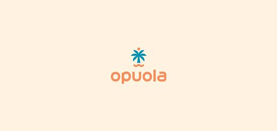 Opuola海灘LOGO設(shè)計