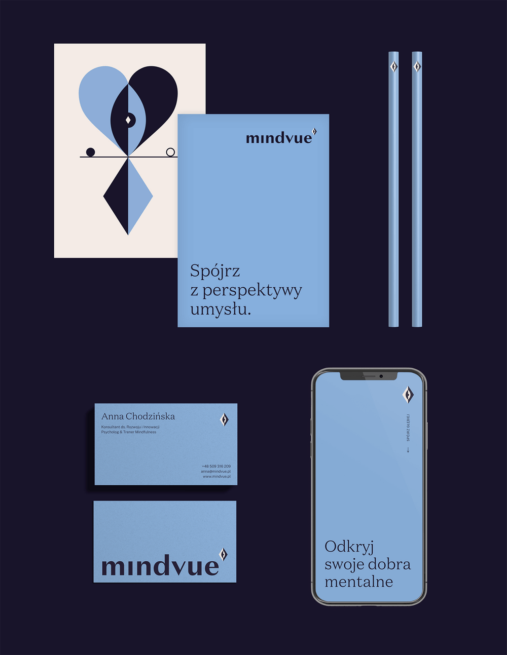 Mindvue心理健康管理LOGO設(shè)計