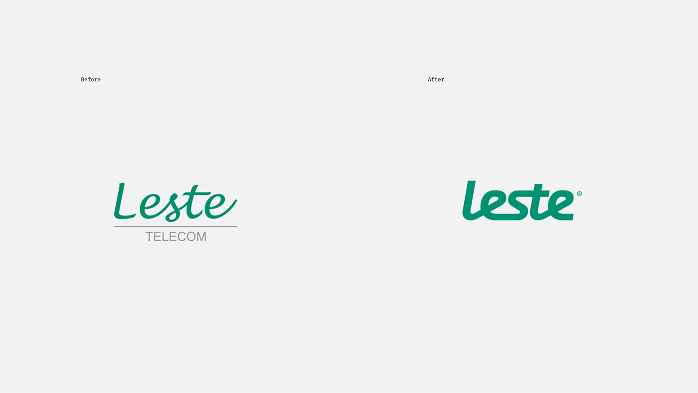 Leste 新舊標(biāo)志對比