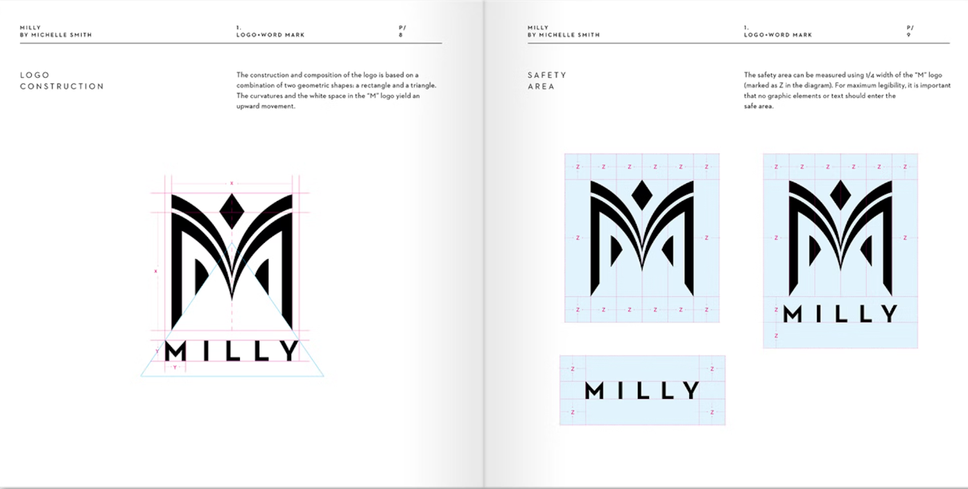 MILLY 服裝品牌VI設(shè)計